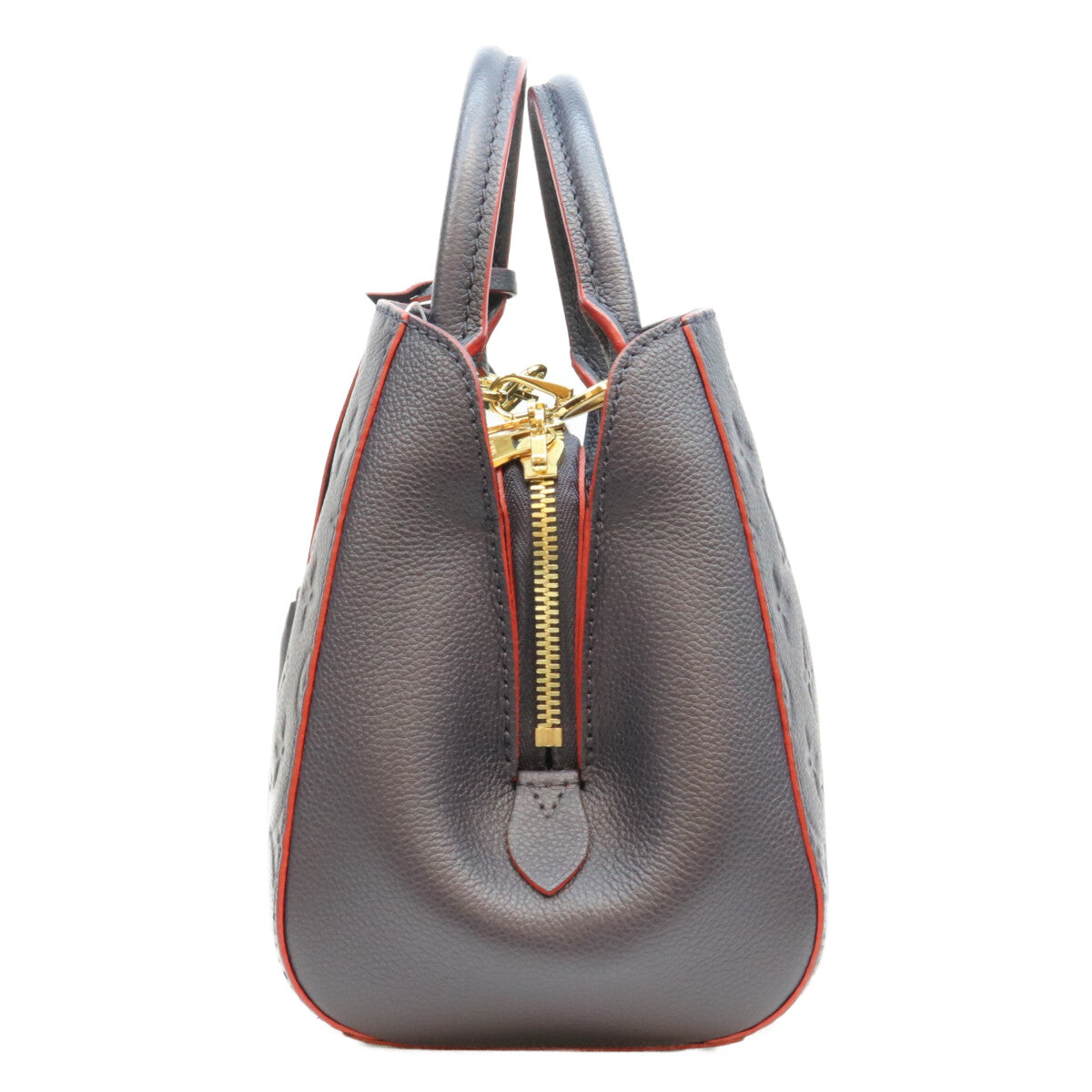 LOUIS VUITTON ルイヴィトン 2018 M42747 Marine Rouge Monogram Empreinte Montaigne BB shoulder bag