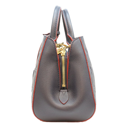 LOUIS VUITTON ルイヴィトン 2018 M42747 Marine Rouge Monogram Empreinte Montaigne BB shoulder bag