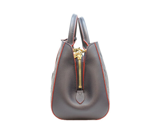 LOUIS VUITTON ルイヴィトン 18年 M42747 マリーヌルージュ モノグラムアンプラント モンテーニュBB ショルダーバッグ