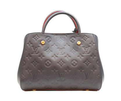 LOUIS VUITTON ルイヴィトン 18年 M42747 マリーヌルージュ モノグラムアンプラント モンテーニュBB ショルダーバッグ