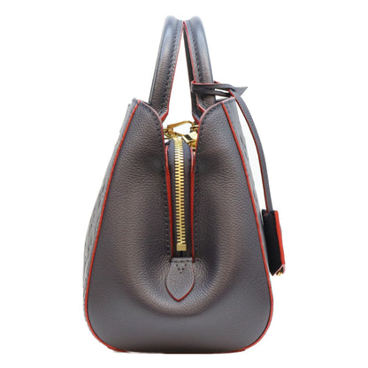 LOUIS VUITTON ルイヴィトン 2018 M42747 Marine Rouge Monogram Empreinte Montaigne BB shoulder bag