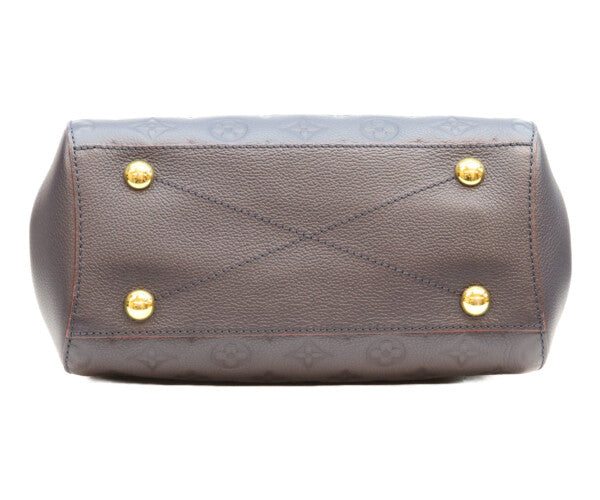 LOUIS VUITTON ルイヴィトン 18年 M42747 マリーヌルージュ モノグラムアンプラント モンテーニュBB ショルダーバッグ