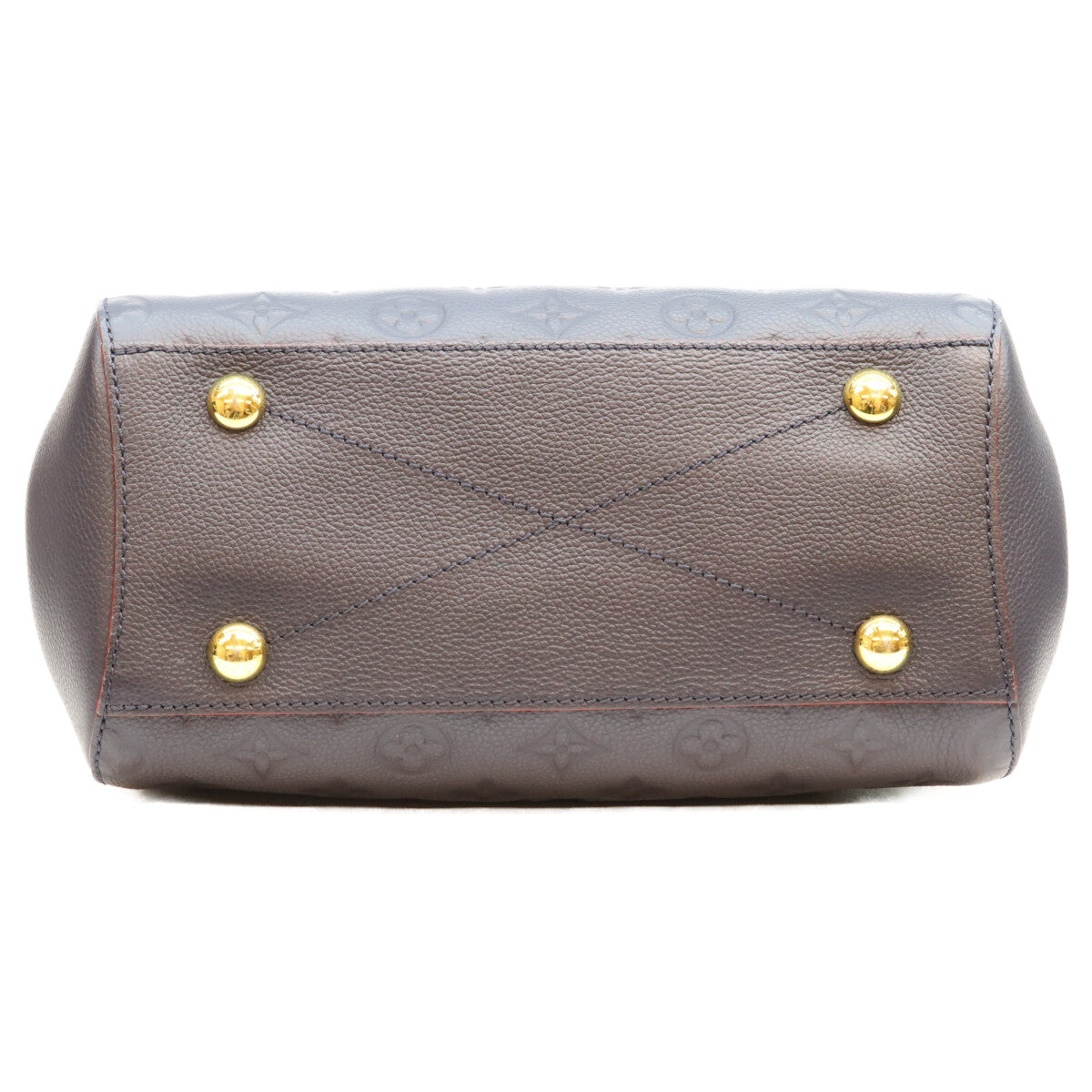 LOUIS VUITTON ルイヴィトン 2018 M42747 Marine Rouge Monogram Empreinte Montaigne BB shoulder bag
