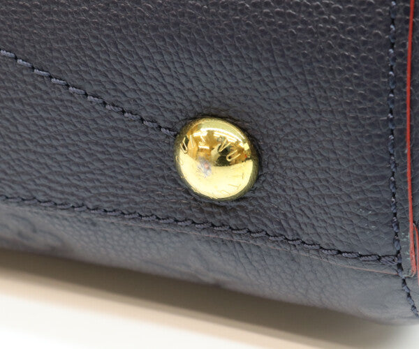 LOUIS VUITTON ルイヴィトン 18年 M42747 マリーヌルージュ モノグラムアンプラント モンテーニュBB ショルダーバッグ