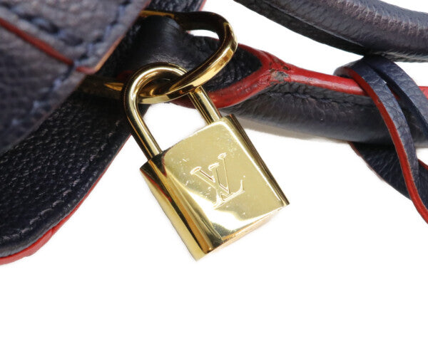 LOUIS VUITTON ルイヴィトン 18年 M42747 マリーヌルージュ モノグラムアンプラント モンテーニュBB ショルダーバッグ