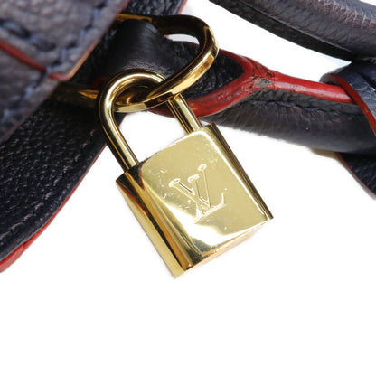 LOUIS VUITTON ルイヴィトン 2018 M42747 Marine Rouge Monogram Empreinte Montaigne BB shoulder bag