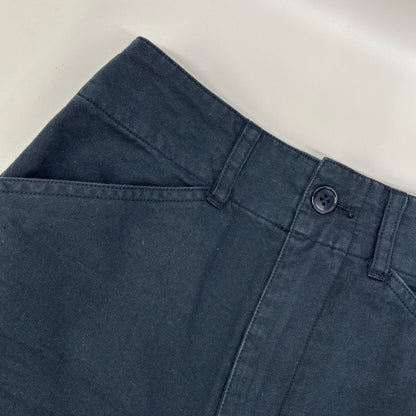 R.H VINTAGE Ron Herman Vintage Navy 4310600170 Cotton Chino Wide Cargo Pants Bottoms