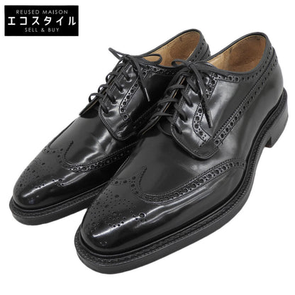 Church's チャーチ 美品 173 ポリッシュドバインダー ダービーシューズ メンズ ブラック 85F GRAFTON173 シューズ