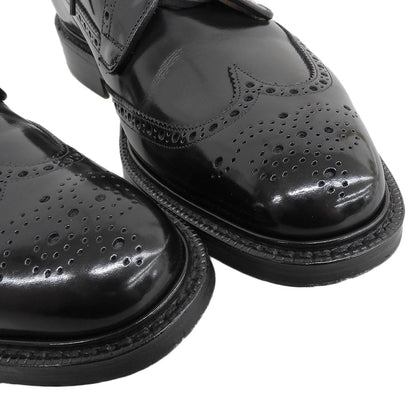 Church's チャーチ 美品 173 ポリッシュドバインダー ダービーシューズ メンズ ブラック 85F GRAFTON173 シューズ
