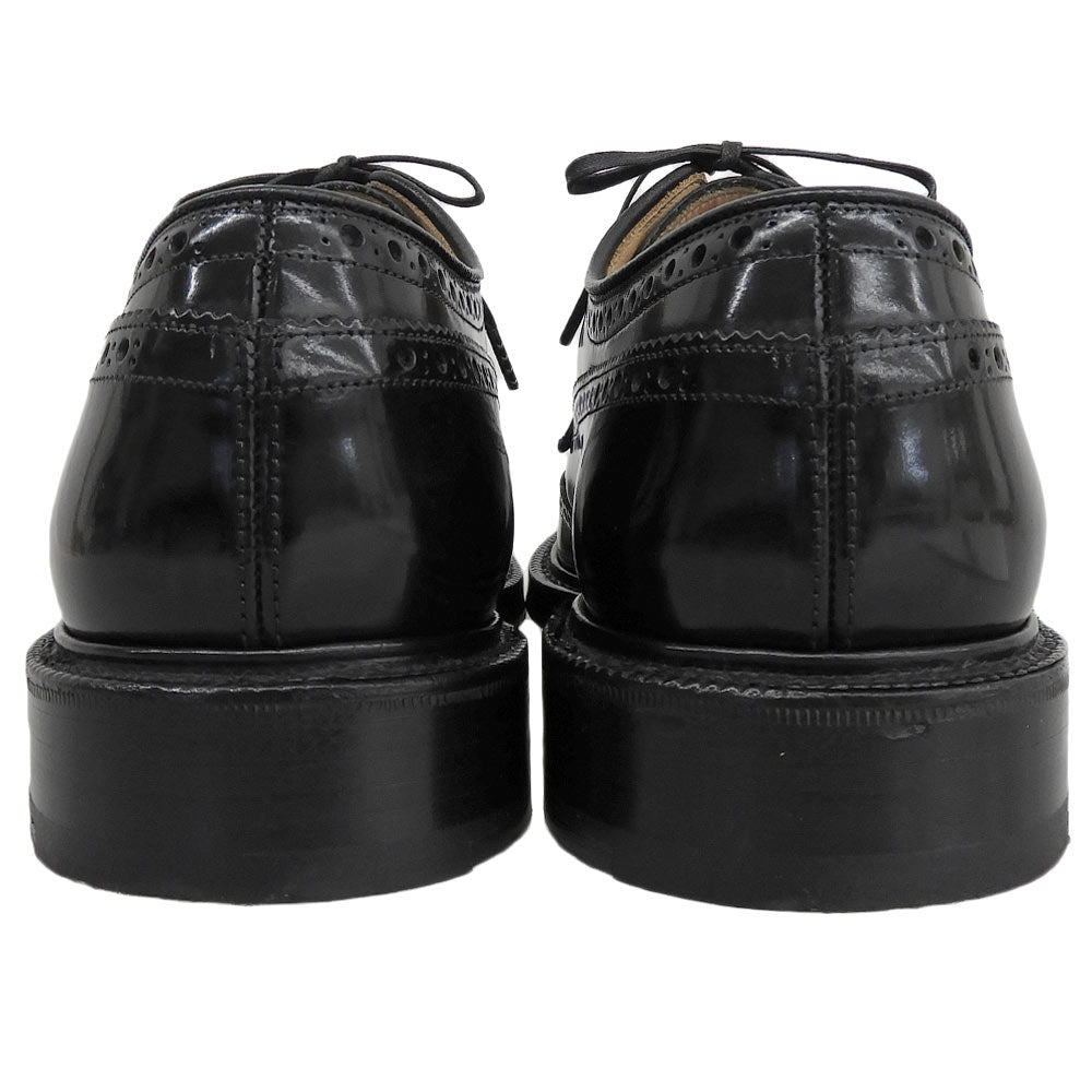 Church's チャーチ 美品 173 ポリッシュドバインダー ダービーシューズ メンズ ブラック 85F GRAFTON173 シューズ