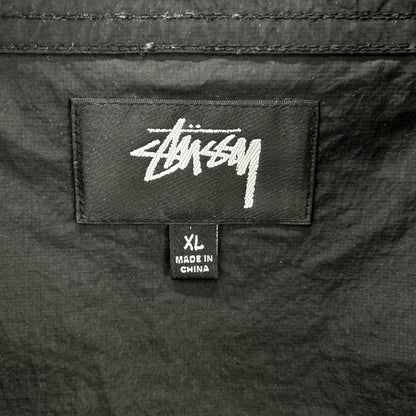stussy ステューシー ブラック 115878 ナイロン WARM UP PULLOVER ジャケット ジャケット