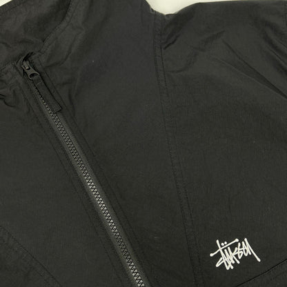 stussy ステューシー ブラック 115878 ナイロン WARM UP PULLOVER ジャケット ジャケット