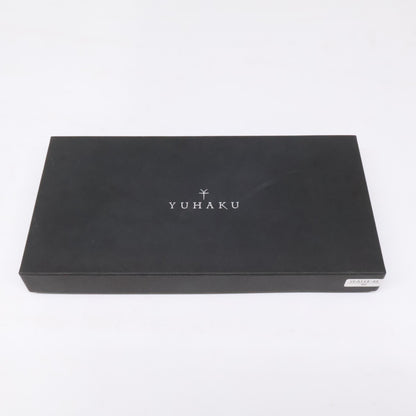 YUHAKU ユハク 新品同様 YFA114-48 クロコダイルラウンドファスナーウォレット 長財布 長財布（小銭入れあり）