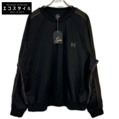 NEPENTHES ネペンテス ブラック/ブラウン PU272 トラック クルーネックシャツ トップス