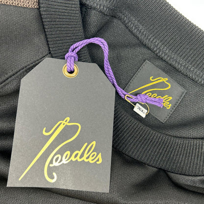 NEPENTHES ネペンテス ブラック/ブラウン PU272 トラック クルーネックシャツ トップス