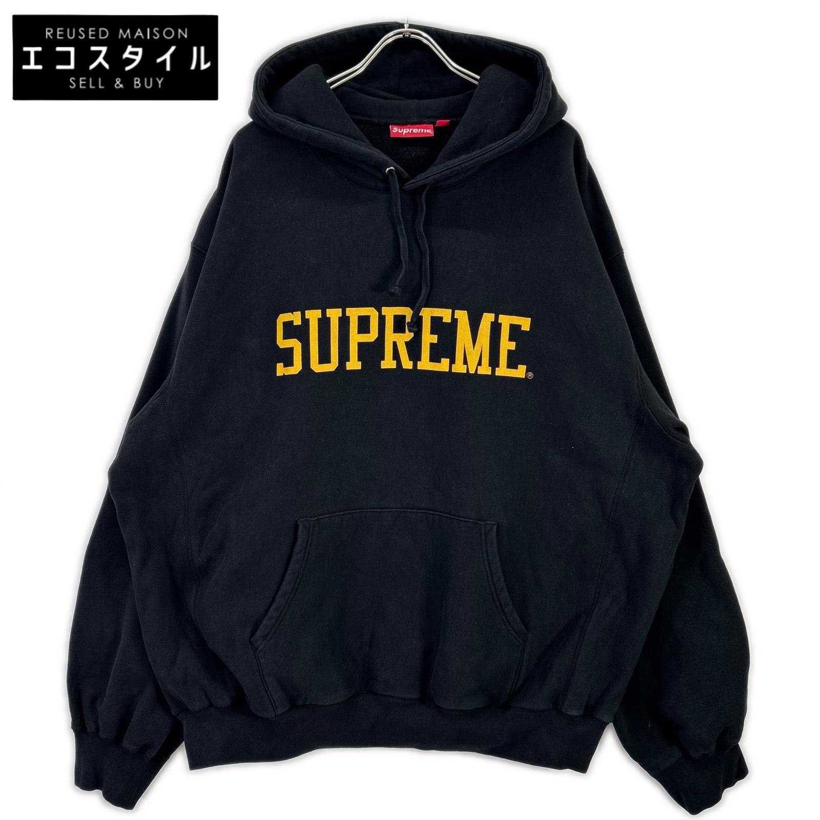Supreme シュプリーム ブラック 23AW Varsity フーディスウェットシャツ トップス
