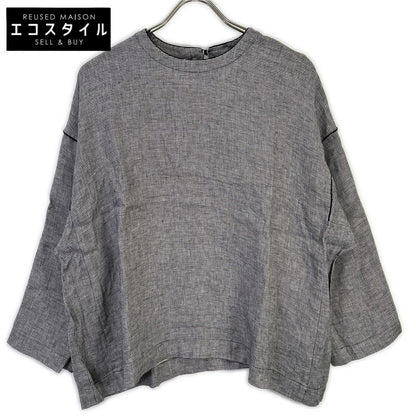 ARTS&SCIENCE アーツ&サイエンス グレー 081-L61D-111 リネン シャツ ブラウス トップス