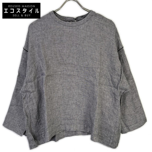 ARTS&SCIENCE アーツ&サイエンス グレー 081-L61D-111 リネン シャツ ブラウス トップス