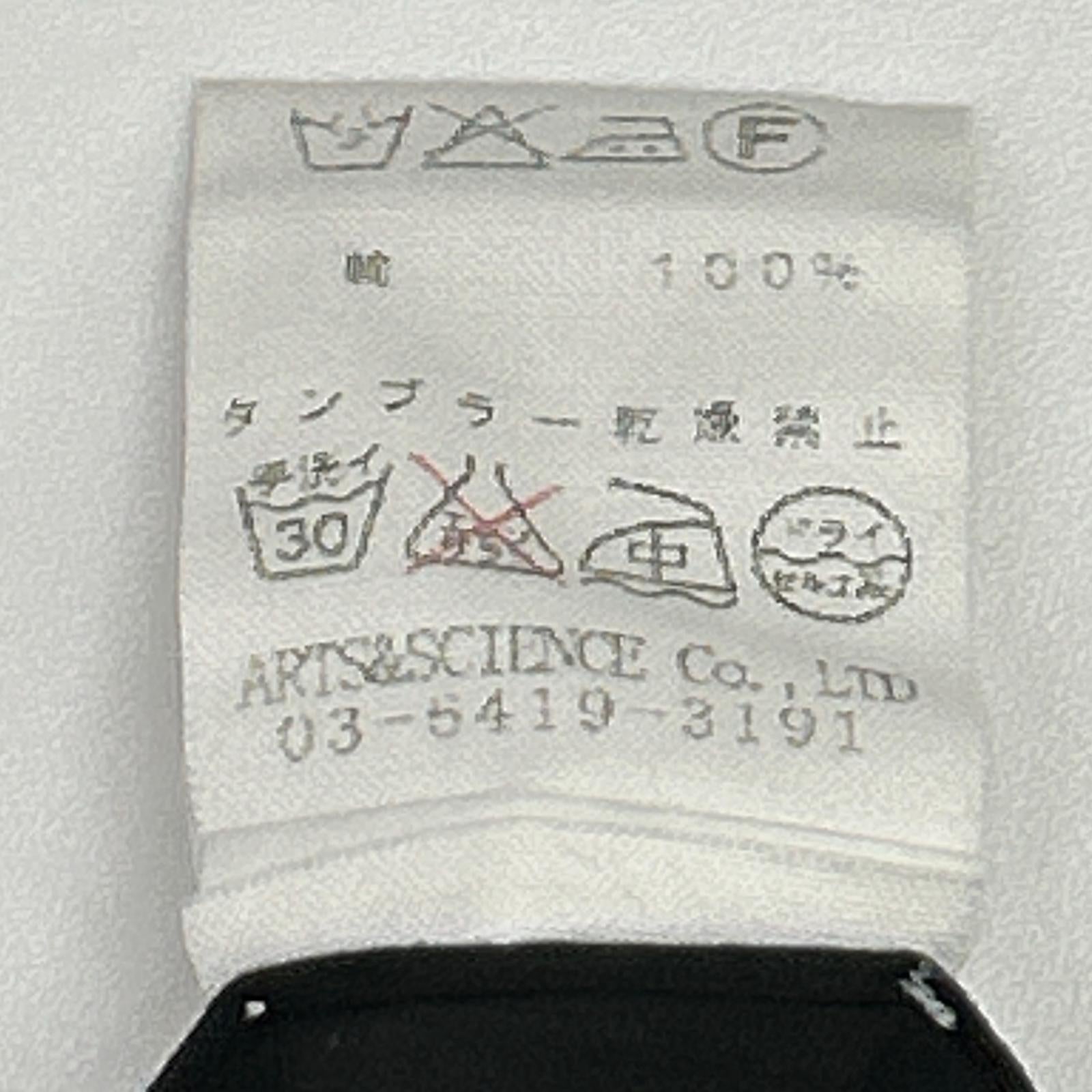 ARTS&SCIENCE アーツ&サイエンス ブラック 033-L679-080 コットン ワンピース ワンピース