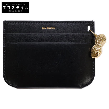 GIVENCHY ジバンシー 【美品】BB60QBB13A-001 ラッキーチャーム カードホルダー ボックスレザー カードケース