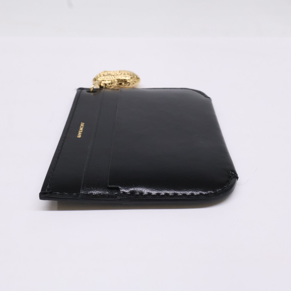 GIVENCHY ジバンシー 【美品】BB60QBB13A-001 ラッキーチャーム カードホルダー ボックスレザー カードケース