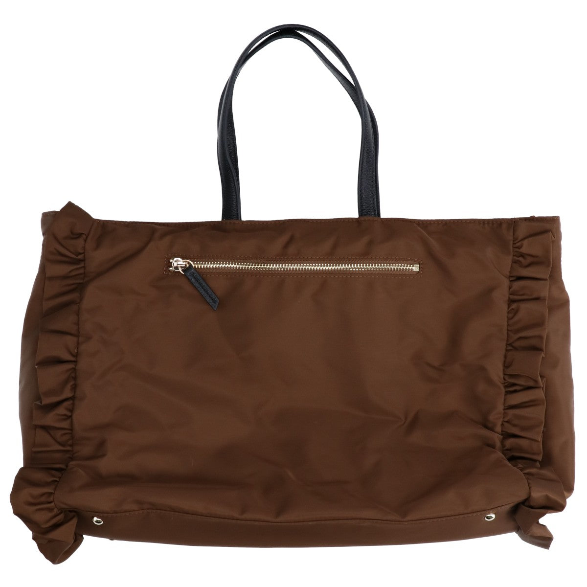 nolnol ノルノル 【美品】ナイロン フリル トートバッグ