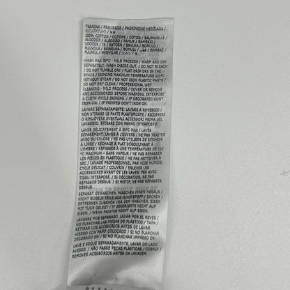 Maison margiela メゾンマルジェラ チャコール S51GC0535 25SS スタンプロゴ ダメージ加工 ロンT トップス