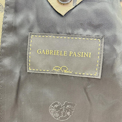 Gabriele Pasini ガブリエレパジーニ ブラウン スカルロゴ G17074 ピークドラペル ジャケット ジャケット