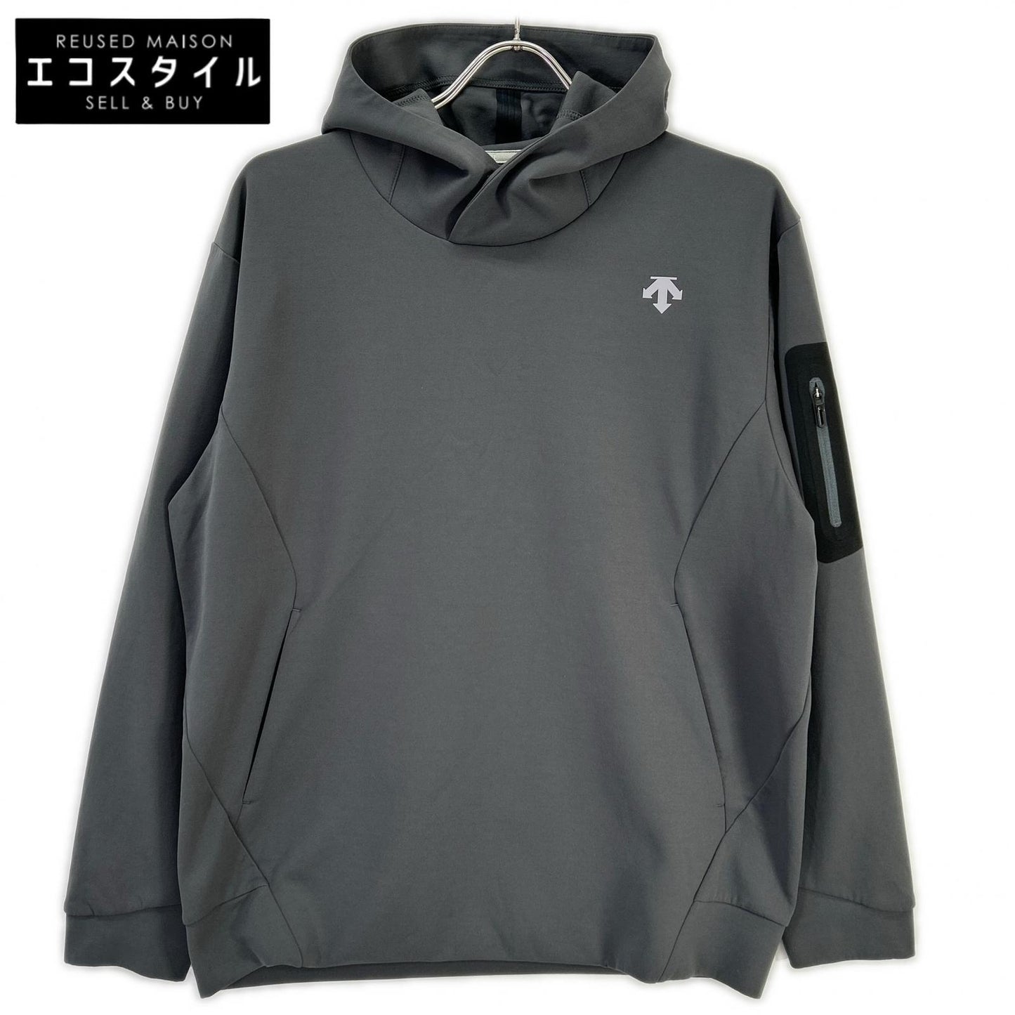 DESCENTE デサント グレー DT6SSW22M テックスウェットフーディ トップス