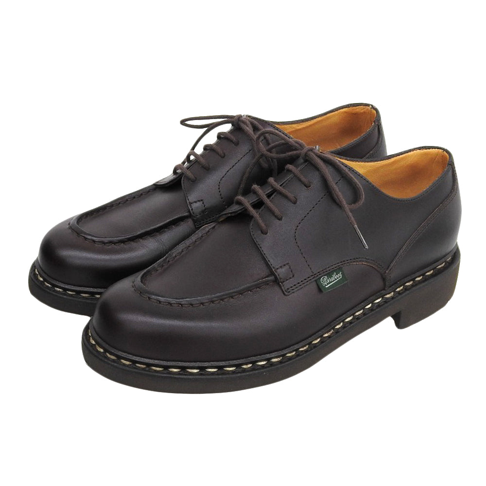 Paraboot パラブーツ 美品 シャンボード リスレザー ダービーシューズ メンズ マロン 6 1/2 710707 シューズ