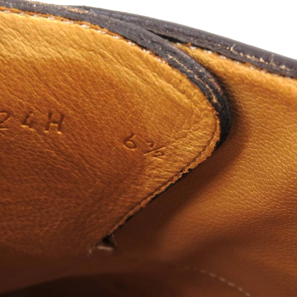 Paraboot パラブーツ 美品 シャンボード リスレザー ダービーシューズ メンズ マロン 6 1/2 710707 シューズ