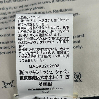 MACKINTOSH マッキントッシュ ネイビー ニューダンケルド G222R01042DEIDJ ゴム引きコート コート