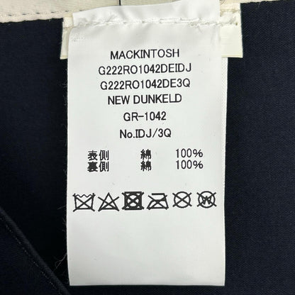 MACKINTOSH マッキントッシュ ネイビー ニューダンケルド G222R01042DEIDJ ゴム引きコート コート
