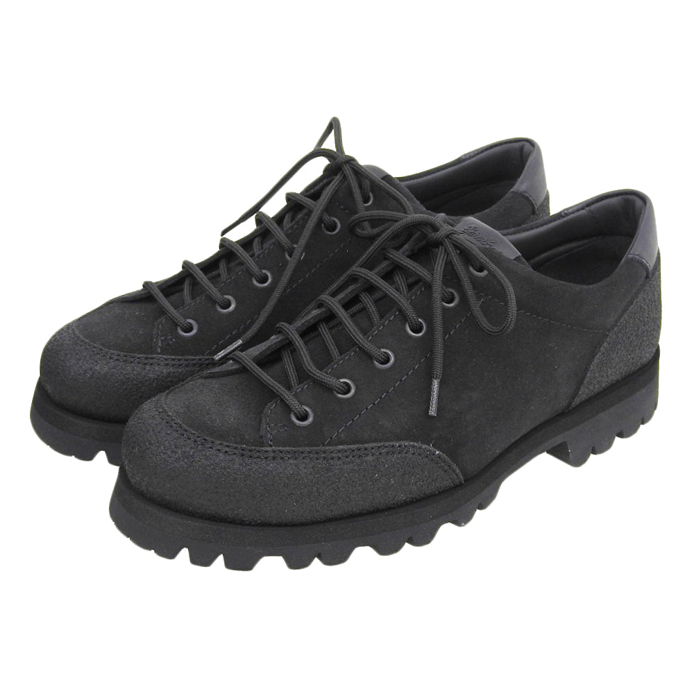 Paraboot パラブーツ 新品同様 MONTANA/JANNU＋INT 8 ローカットブーツ スエード シューズ メンズ ブラック 7 1/2 200447 シューズ