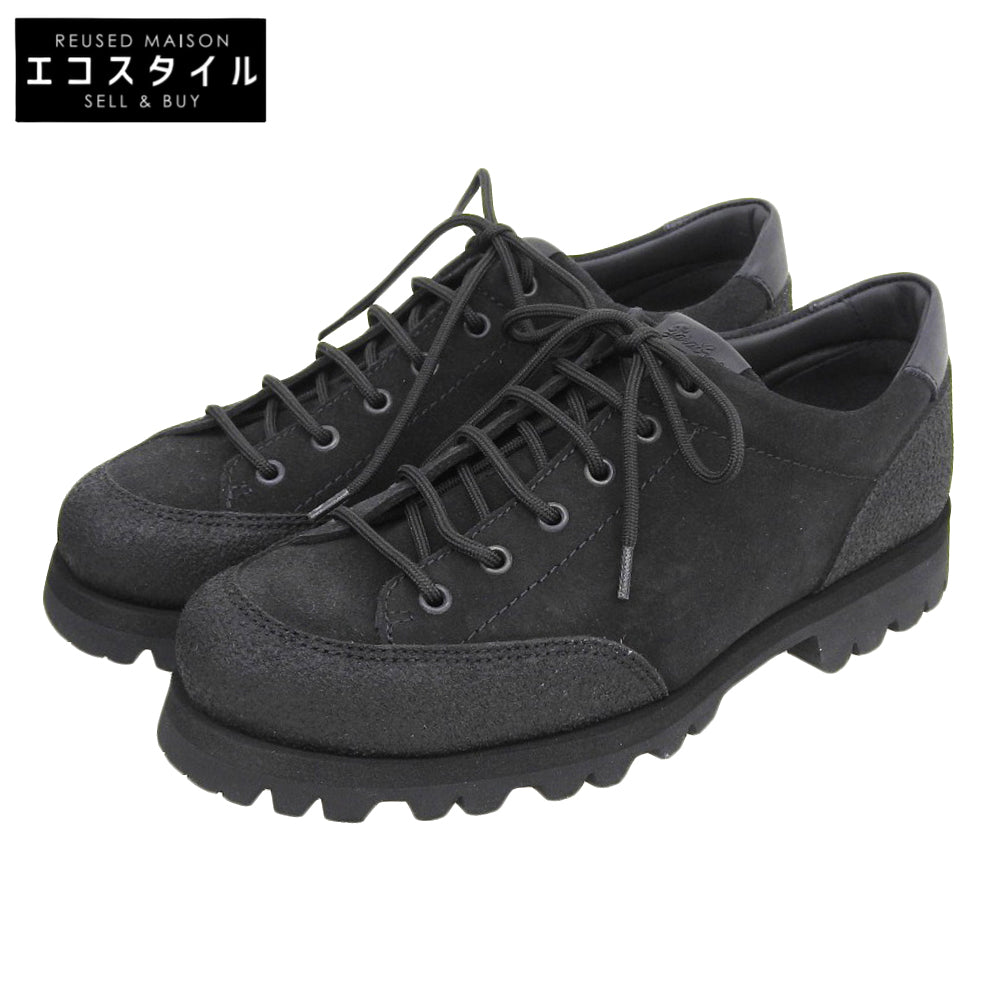 Paraboot パラブーツ 新品同様 MONTANA/JANNU＋INT 8 ローカットブーツ スエード シューズ メンズ ブラック 7 1/2 200447 シューズ