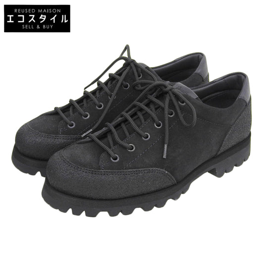 Paraboot パラブーツ 新品同様 MONTANA/JANNU＋INT 8 ローカットブーツ スエード シューズ メンズ ブラック 7 1/2 200447 シューズ