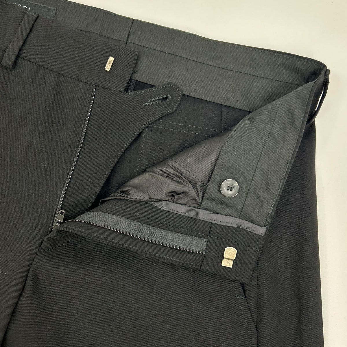 GUCCI Gucci black wool wool slacks bottoms
