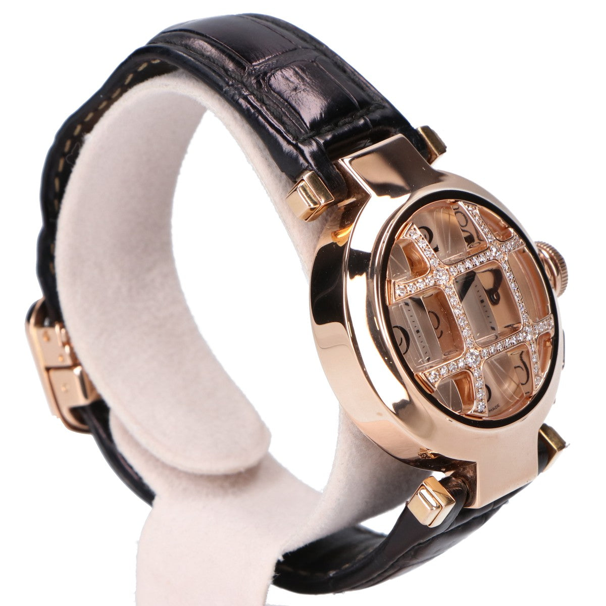Cartier カルティエ 仕上げ済み 750YG パシャ32 グリッドDコンベックス WJ11951G K18×ダイヤモンド クオーツ時計 腕時計