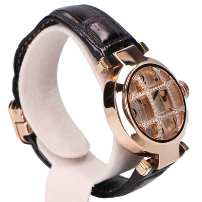 Cartier カルティエ 仕上げ済み 750YG パシャ32 グリッドDコンベックス WJ11951G K18×ダイヤモンド クオーツ時計 腕時計