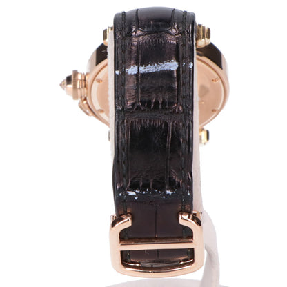 Cartier カルティエ 仕上げ済み 750YG パシャ32 グリッドDコンベックス WJ11951G K18×ダイヤモンド クオーツ時計 腕時計