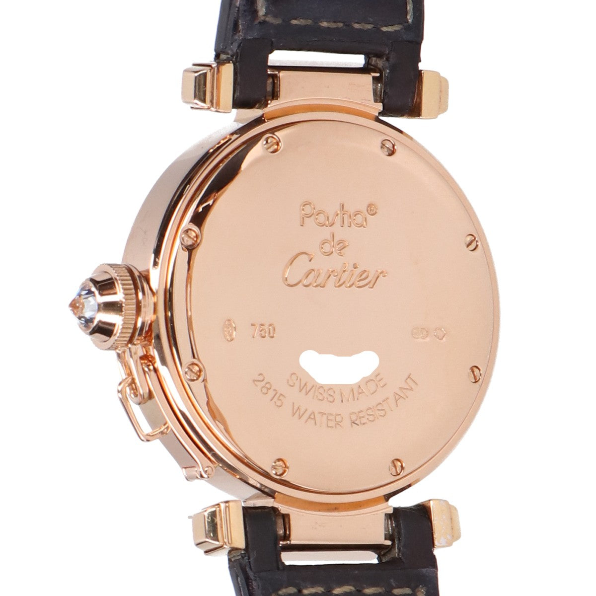 Cartier カルティエ 仕上げ済み 750YG パシャ32 グリッドDコンベックス WJ11951G K18×ダイヤモンド クオーツ時計 腕時計