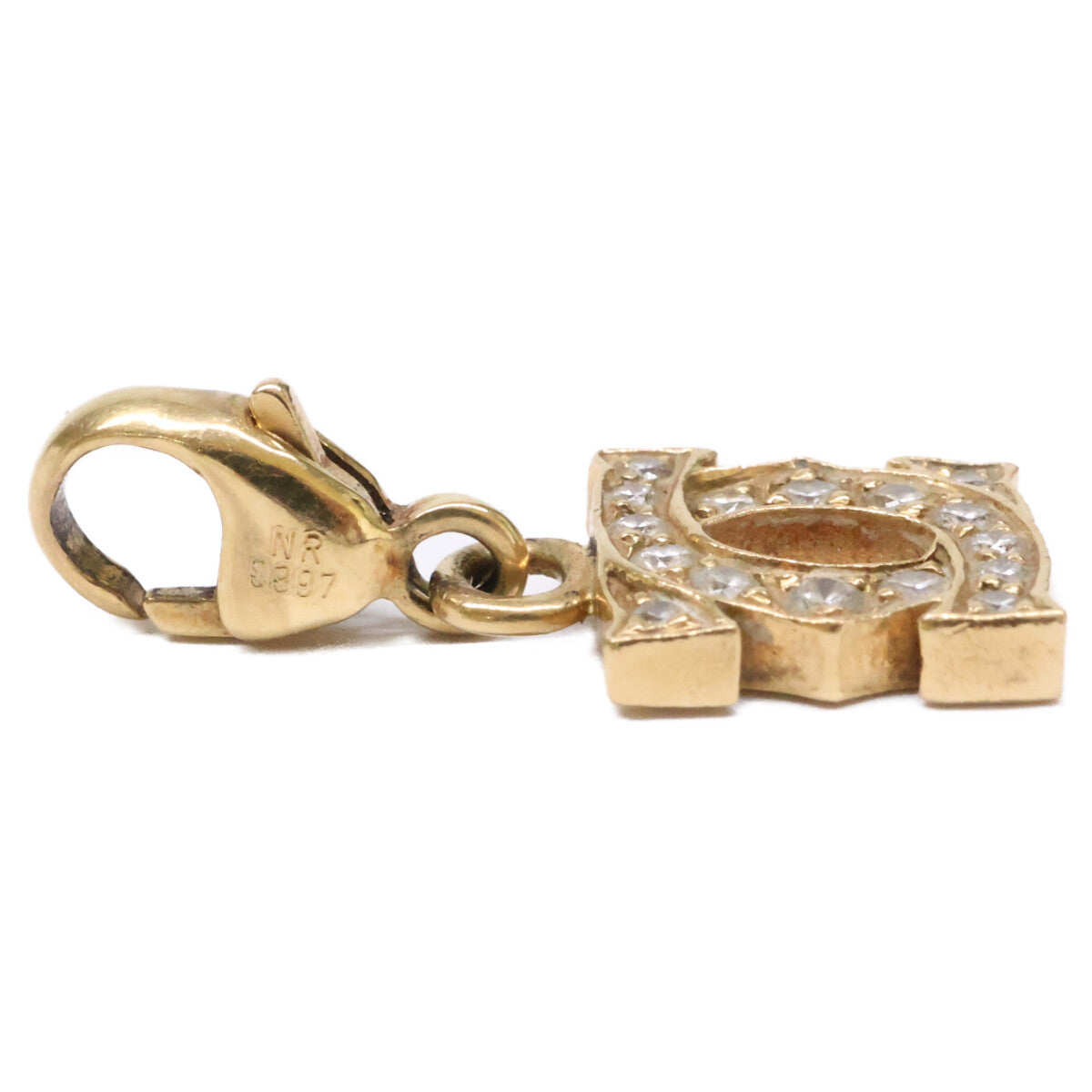 Cartier カルティエ 750YG ダイヤモンド 2C カルティエ ベビー チャーム