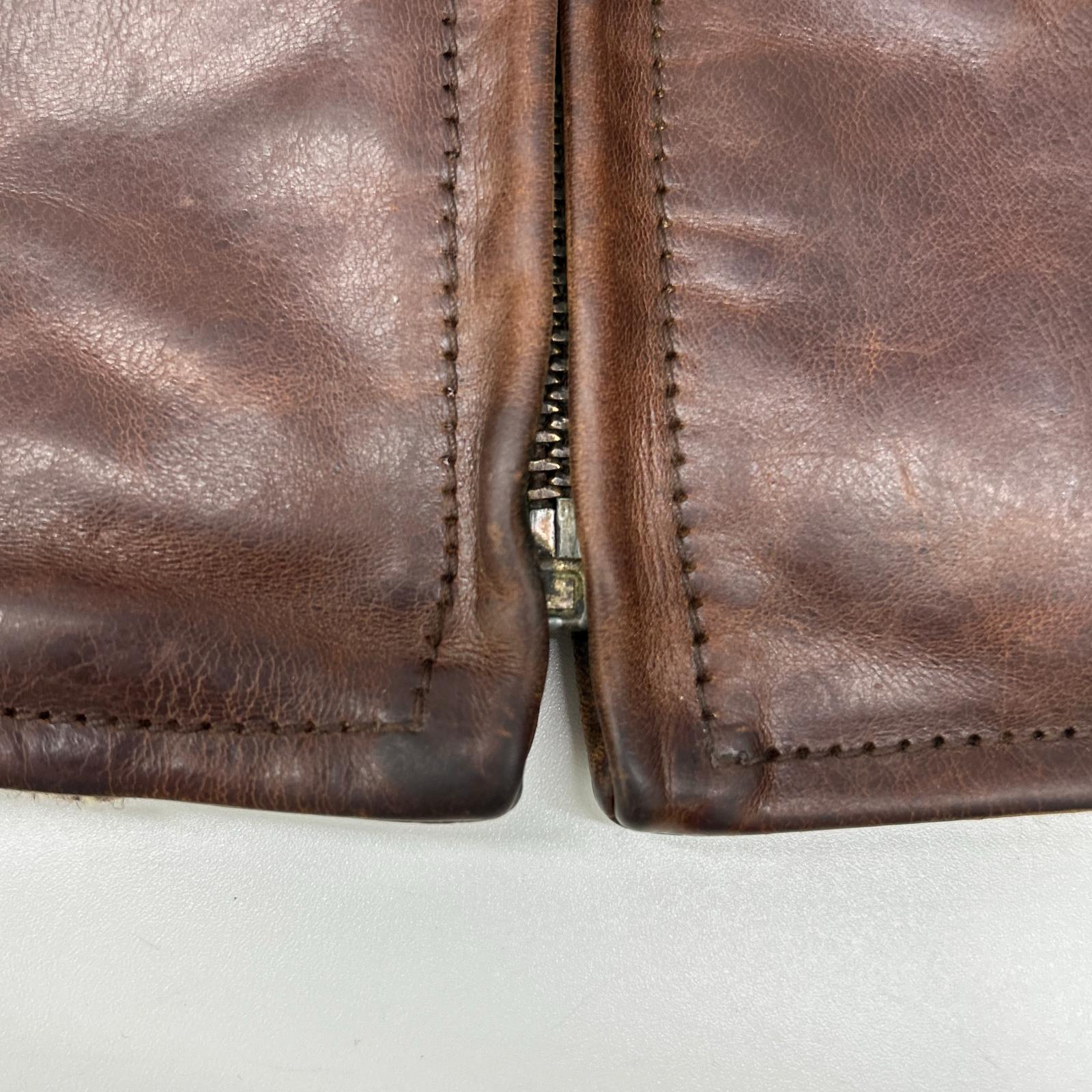 AERO LEATHER エアロレザー ブラウン ホースハイド ハイウェイマン レザージャケット ジャケット
