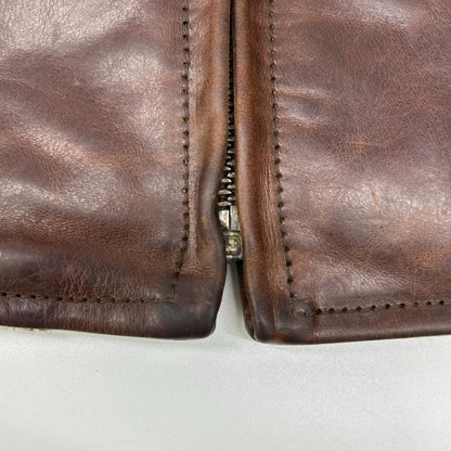 AERO LEATHER エアロレザー ブラウン ホースハイド ハイウェイマン レザージャケット ジャケット