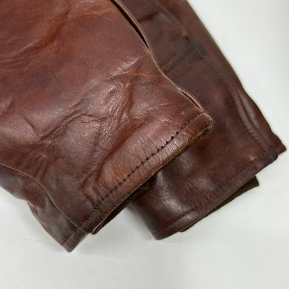 AERO LEATHER エアロレザー ブラウン ホースハイド ハイウェイマン レザージャケット ジャケット