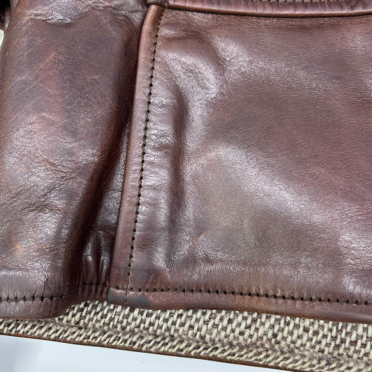 AERO LEATHER エアロレザー ブラウン ホースハイド ハイウェイマン レザージャケット ジャケット