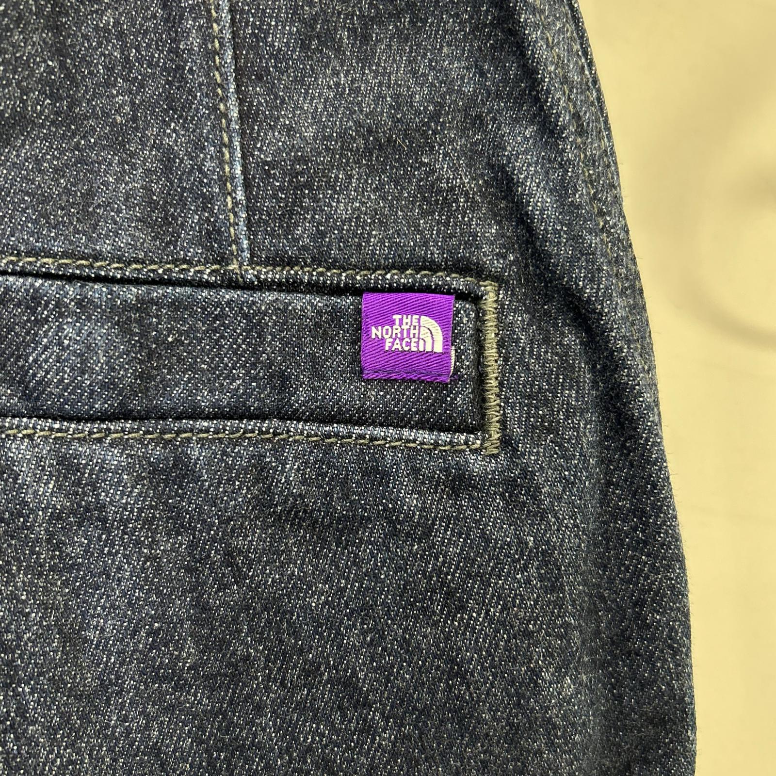 THE NORTH FACE PURPLE LABEL ザ ノースフェイス パープルレーベル インディゴ N25FC068 デニム ワイド テーパード フィールド パンツ ボトムス