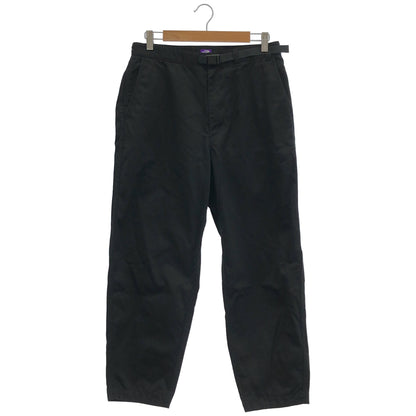THE NORTH FACE PURPLE LABEL ザ ノースフェイス パープルレーベル ブラック N24FC076 チノ ワイド テーパード フィールド パンツ ボトムス