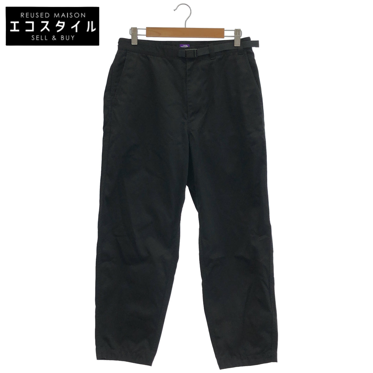 THE NORTH FACE PURPLE LABEL ザ ノースフェイス パープルレーベル ブラック N24FC076 チノ ワイド テーパード フィールド パンツ ボトムス