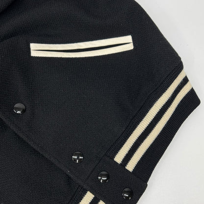SAINT LAURENT PARIS サンローランパリ 国内正規 354718 レザートリム テディジャケット ジャケット
